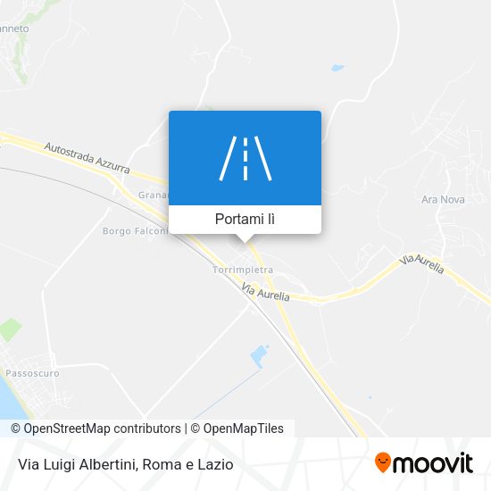 Mappa Via Luigi Albertini