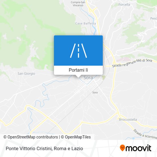Mappa Ponte Vittorio Cristini