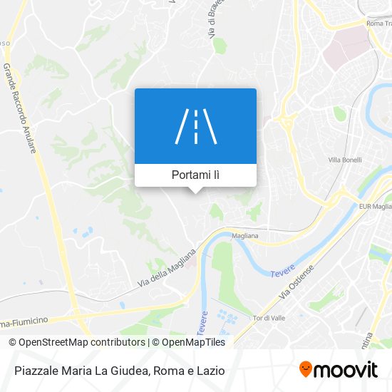 Mappa Piazzale Maria La Giudea