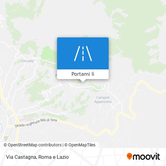 Mappa Via Castagna