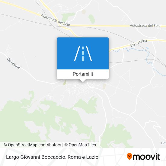 Mappa Largo Giovanni Boccaccio