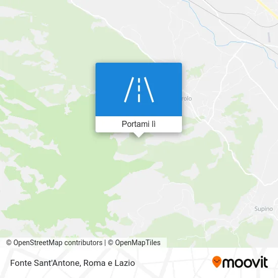 Mappa Fonte Sant'Antone