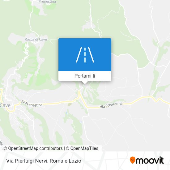 Mappa Via Pierluigi Nervi