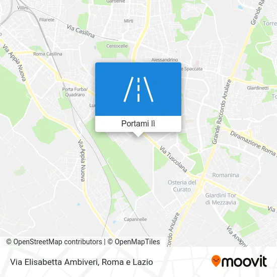 Mappa Via Elisabetta Ambiveri