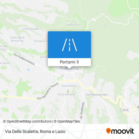 Mappa Via Delle Scalette