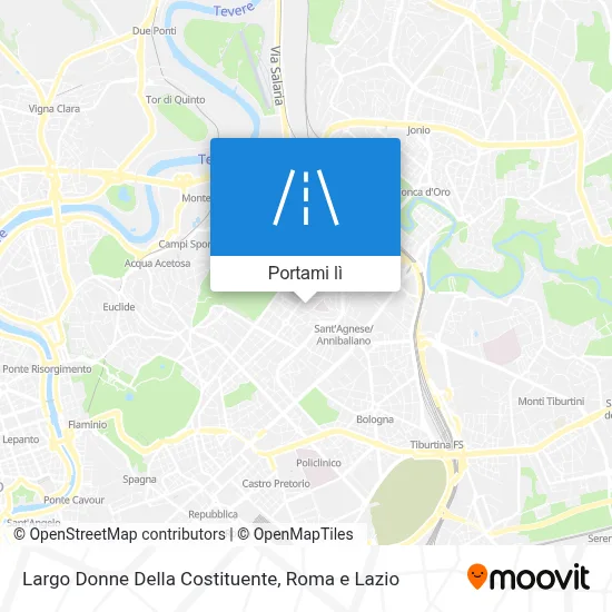 Mappa Largo Donne Della Costituente