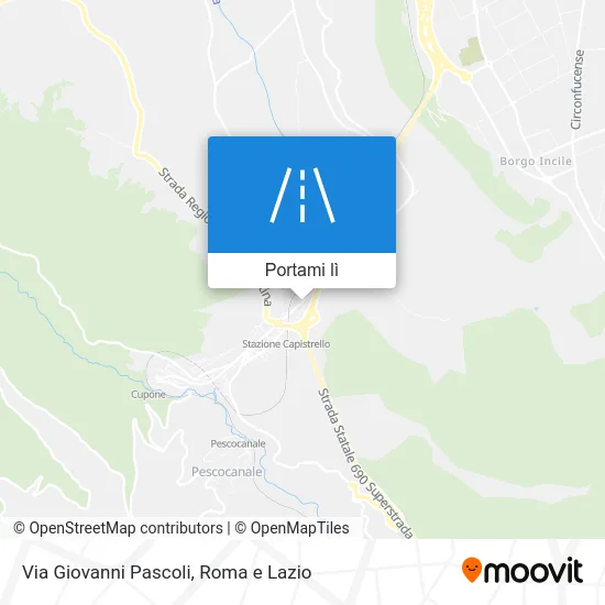 Mappa Via Giovanni Pascoli