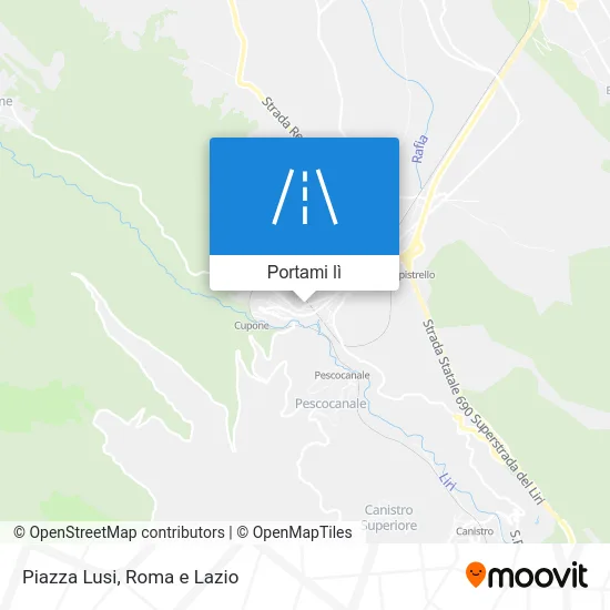 Mappa Piazza Lusi