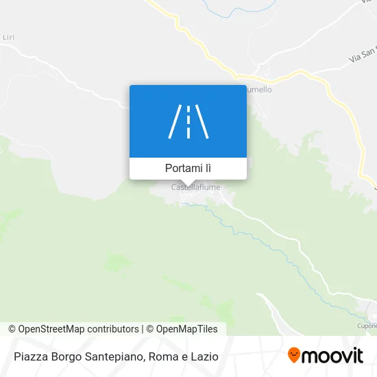 Mappa Piazza Borgo Santepiano