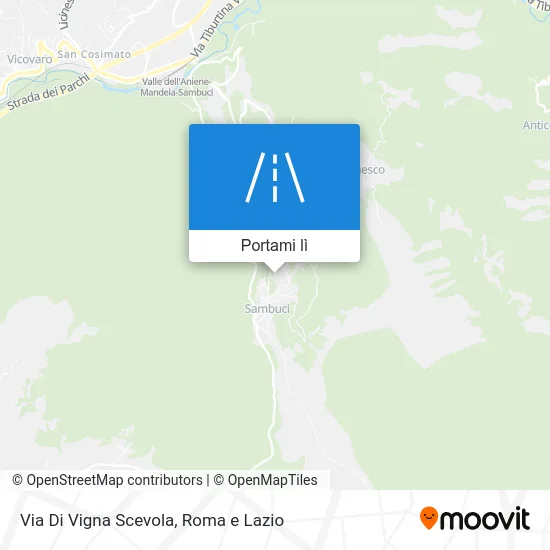 Mappa Via Di Vigna Scevola