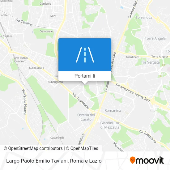 Mappa Largo Paolo Emilio Taviani