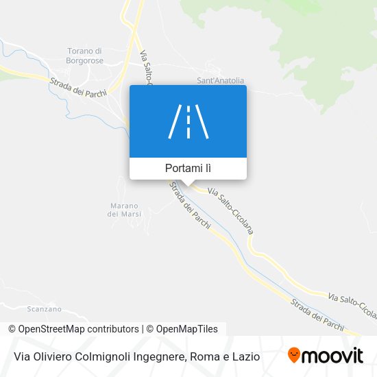 Mappa Via Oliviero Colmignoli Ingegnere
