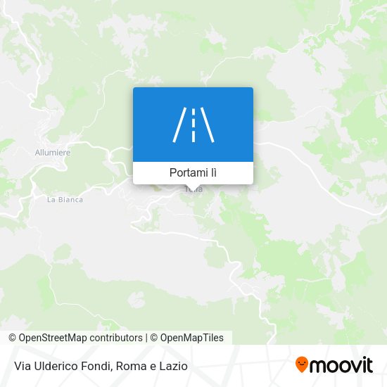 Mappa Via Ulderico Fondi