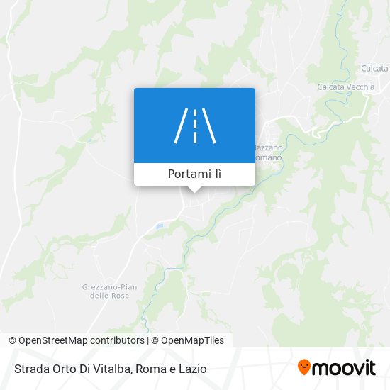 Mappa Strada Orto Di Vitalba