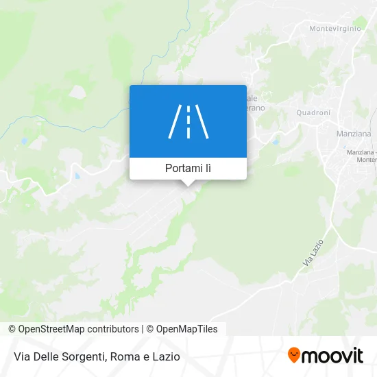 Mappa Via Delle Sorgenti