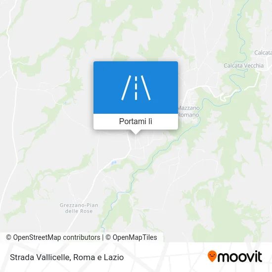 Mappa Strada Vallicelle