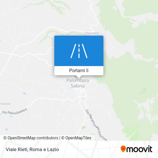 Mappa Viale Rieti