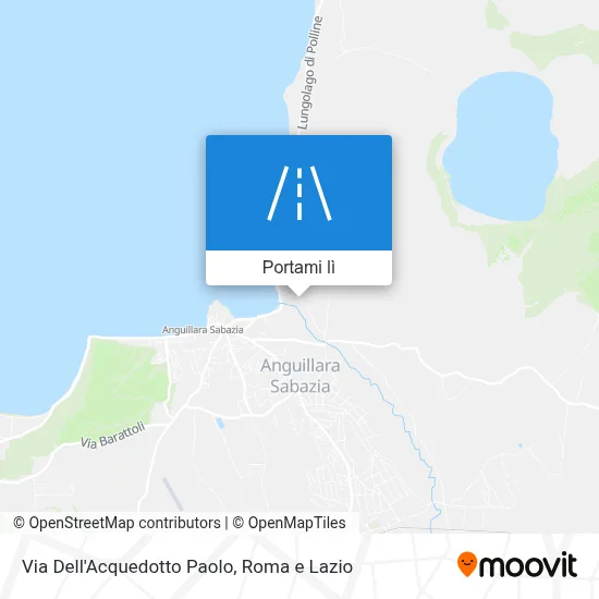 Mappa Via Dell'Acquedotto Paolo