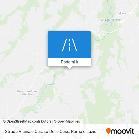 Mappa Strada Vicinale Ceraso Delle Cese
