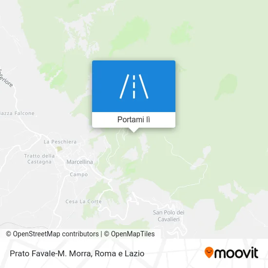 Mappa Prato Favale-M. Morra