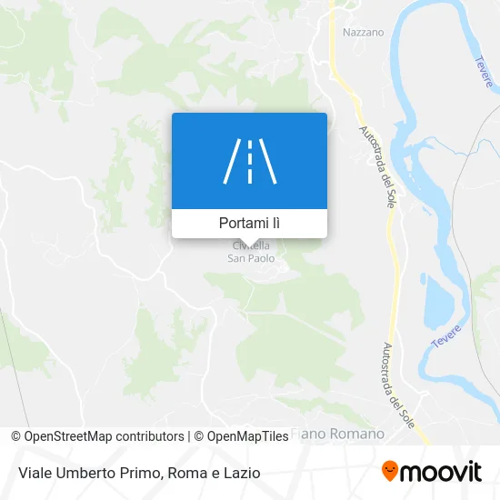 Mappa Viale Umberto Primo