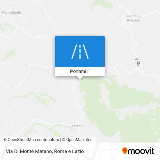 Mappa Via Di Monte Matano