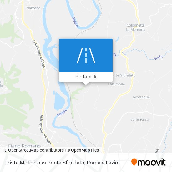 Mappa Pista Motocross Ponte Sfondato