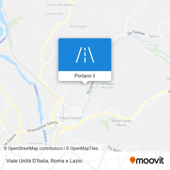 Mappa Viale Unità D'Italia