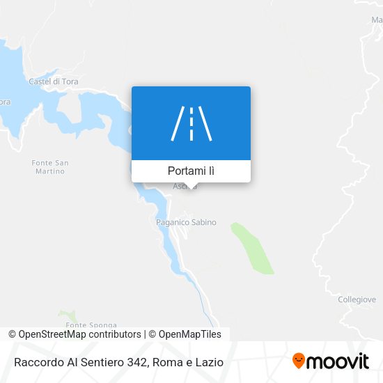 Mappa Raccordo Al Sentiero 342