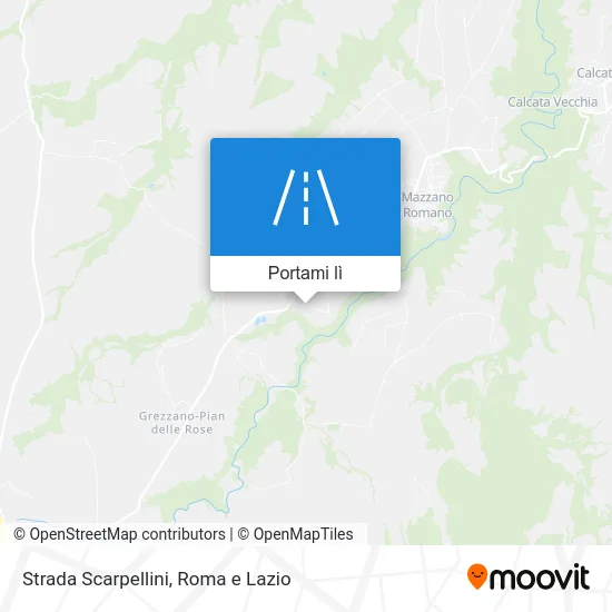 Mappa Strada Scarpellini