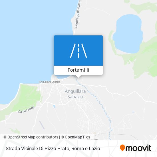 Mappa Strada Vicinale Di Pizzo Prato