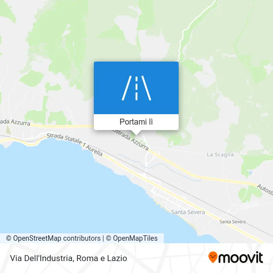 Mappa Via Dell'Industria