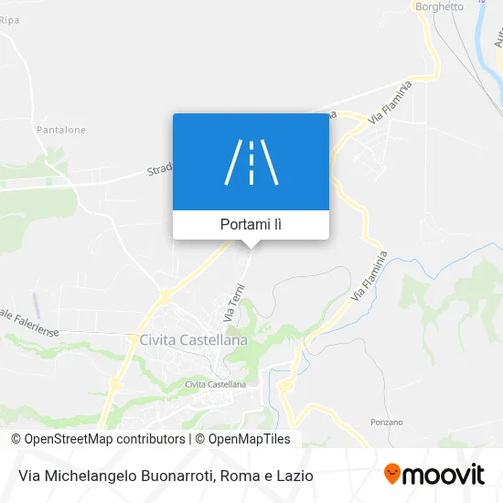 Mappa Via Michelangelo Buonarroti