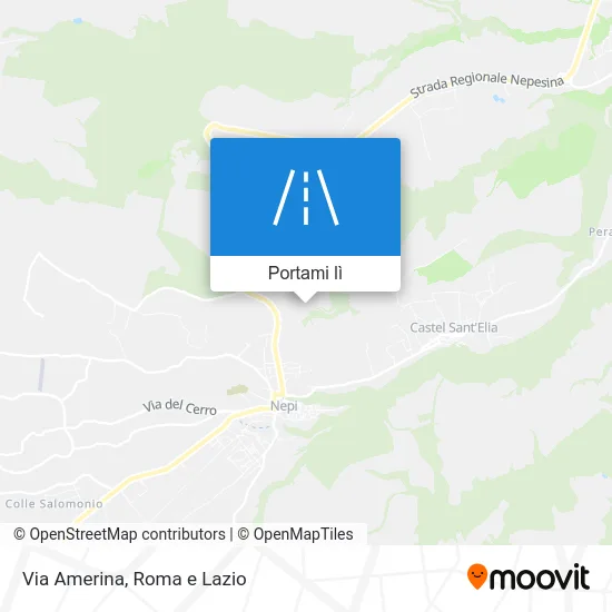 Mappa Via Amerina