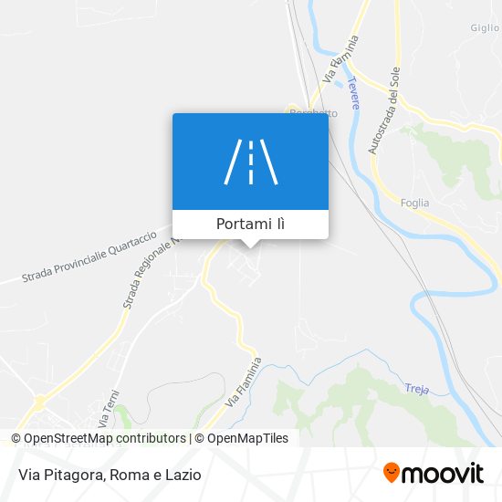 Mappa Via Pitagora