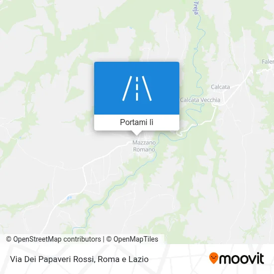 Mappa Via Dei Papaveri Rossi