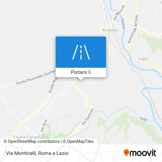 Mappa Via Monticelli