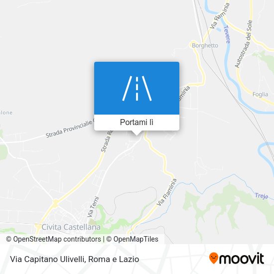 Mappa Via Capitano Ulivelli