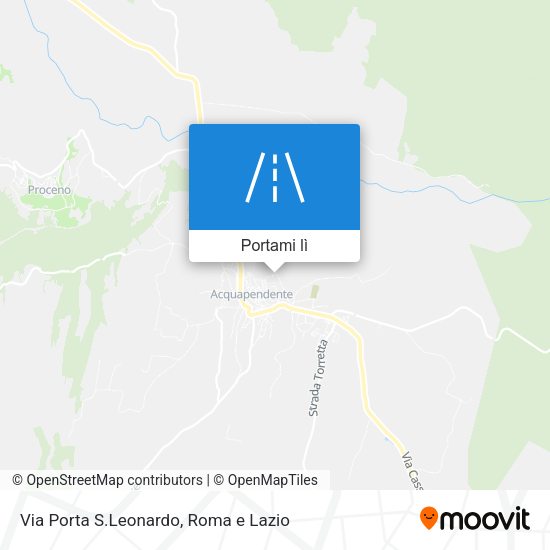 Mappa Via Porta S.Leonardo