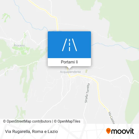 Mappa Via Rugarella