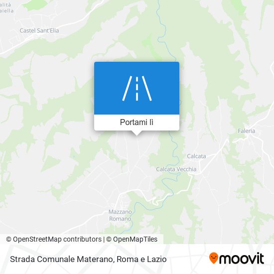 Mappa Strada Comunale Materano