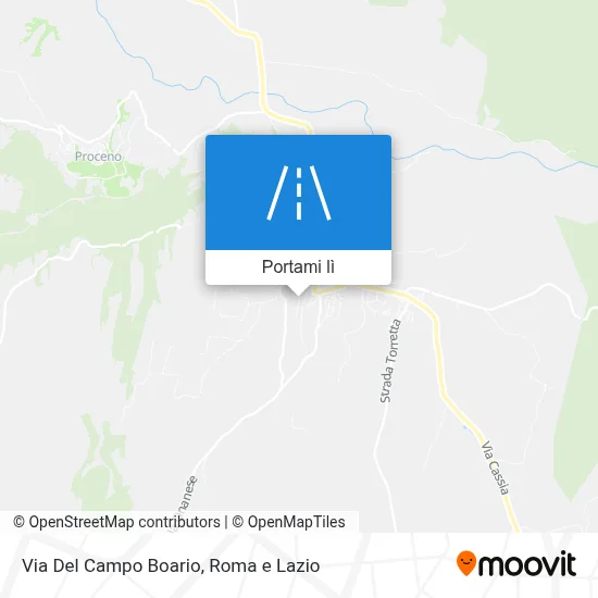 Mappa Via Del Campo Boario