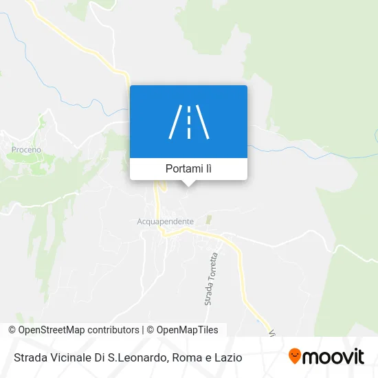 Mappa Strada Vicinale Di S.Leonardo