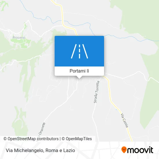 Mappa Via Michelangelo