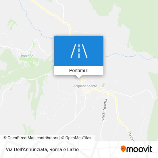Mappa Via Dell'Annunziata