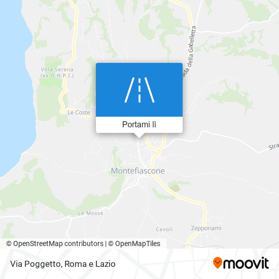 Mappa Via Poggetto