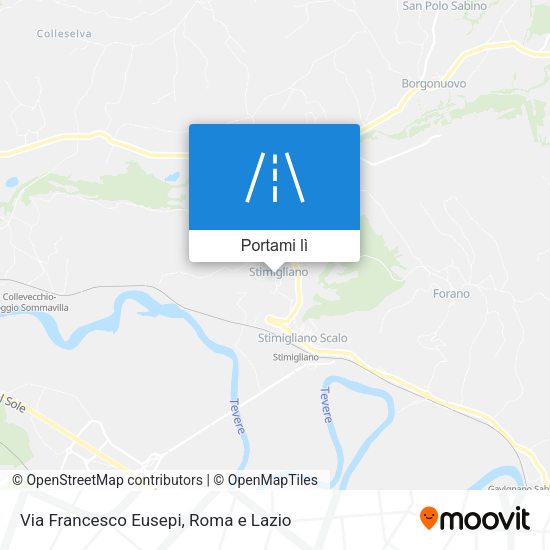Mappa Via Francesco Eusepi