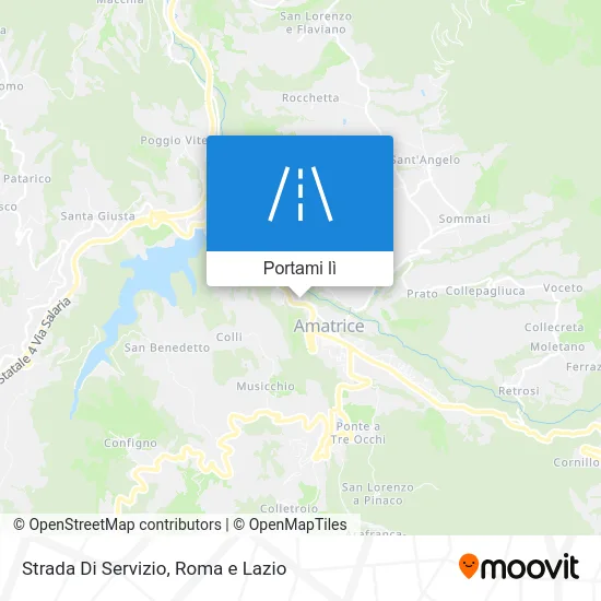 Mappa Strada Di Servizio