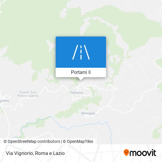 Mappa Via Vignorio