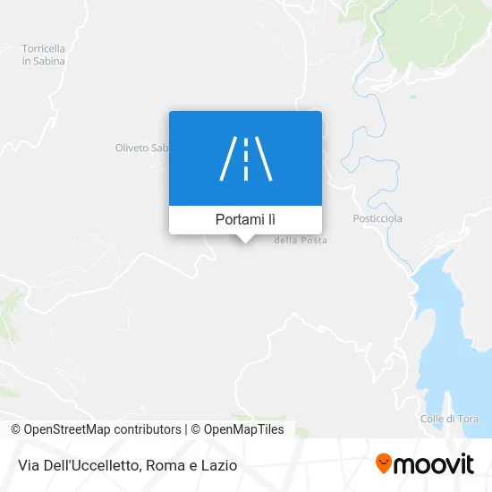 Mappa Via Dell'Uccelletto